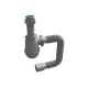 Напівсифон для мийки ½ з гнучкою трубою 40/50 DW-2212