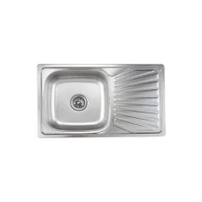 Мийка вирізна  SATIN 0.6mm-160mm без сифона MT-7848EN