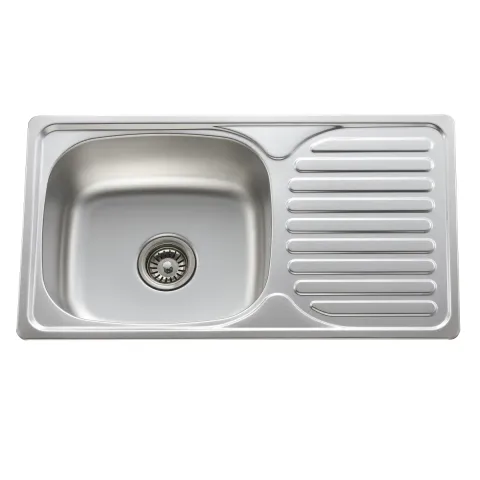 Мийка вирізна DECOR 0.8mm-180mm без сифона MD-7750SN